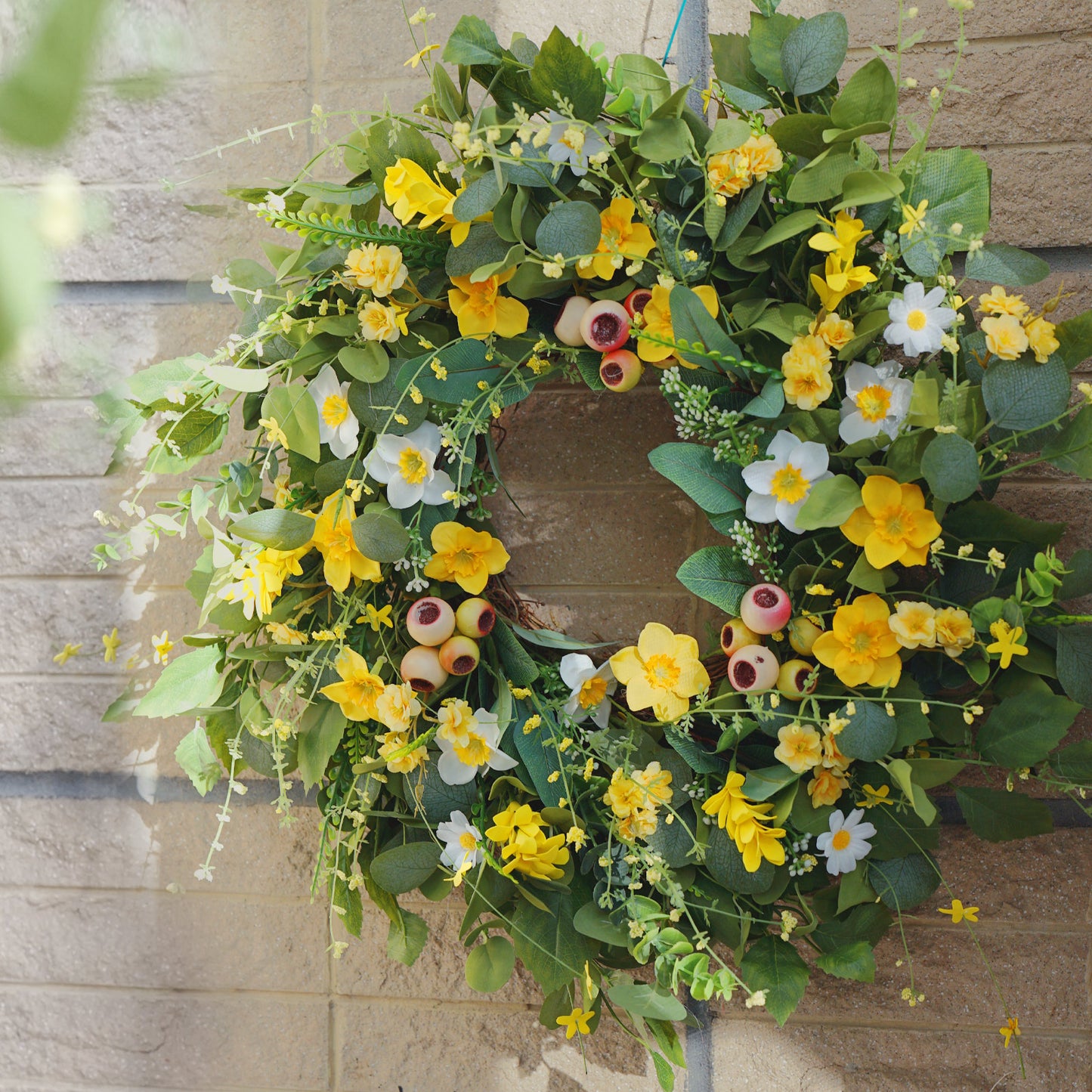 Spring Daisy Wreath