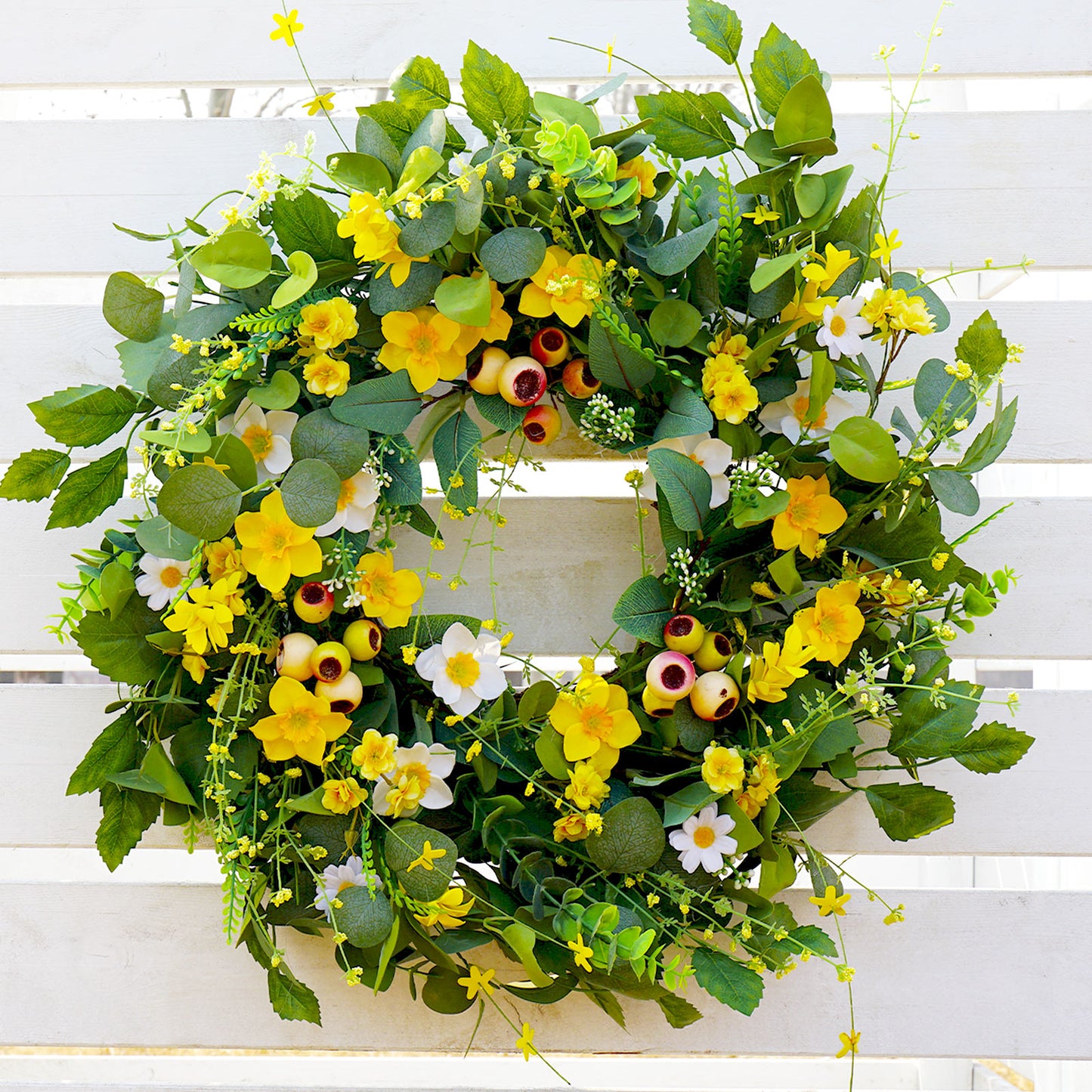 Spring Daisy Wreath