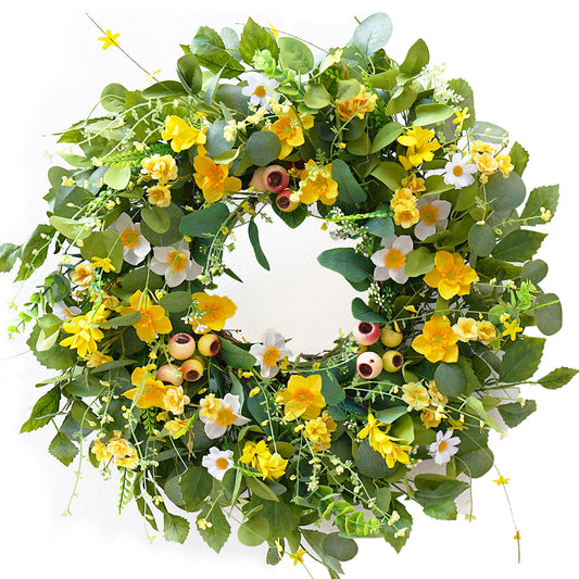 Spring Daisy Wreath