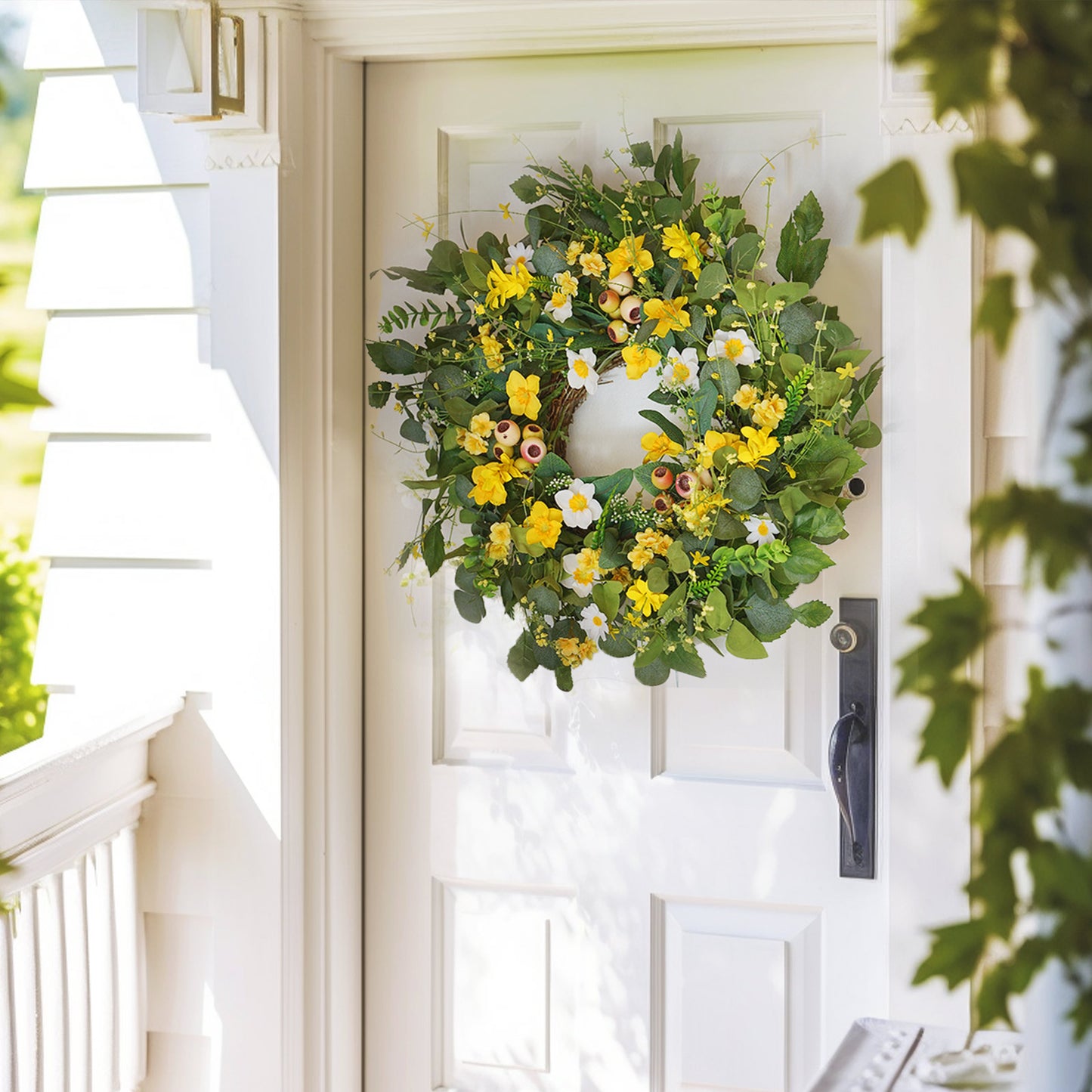 Spring Daisy Wreath