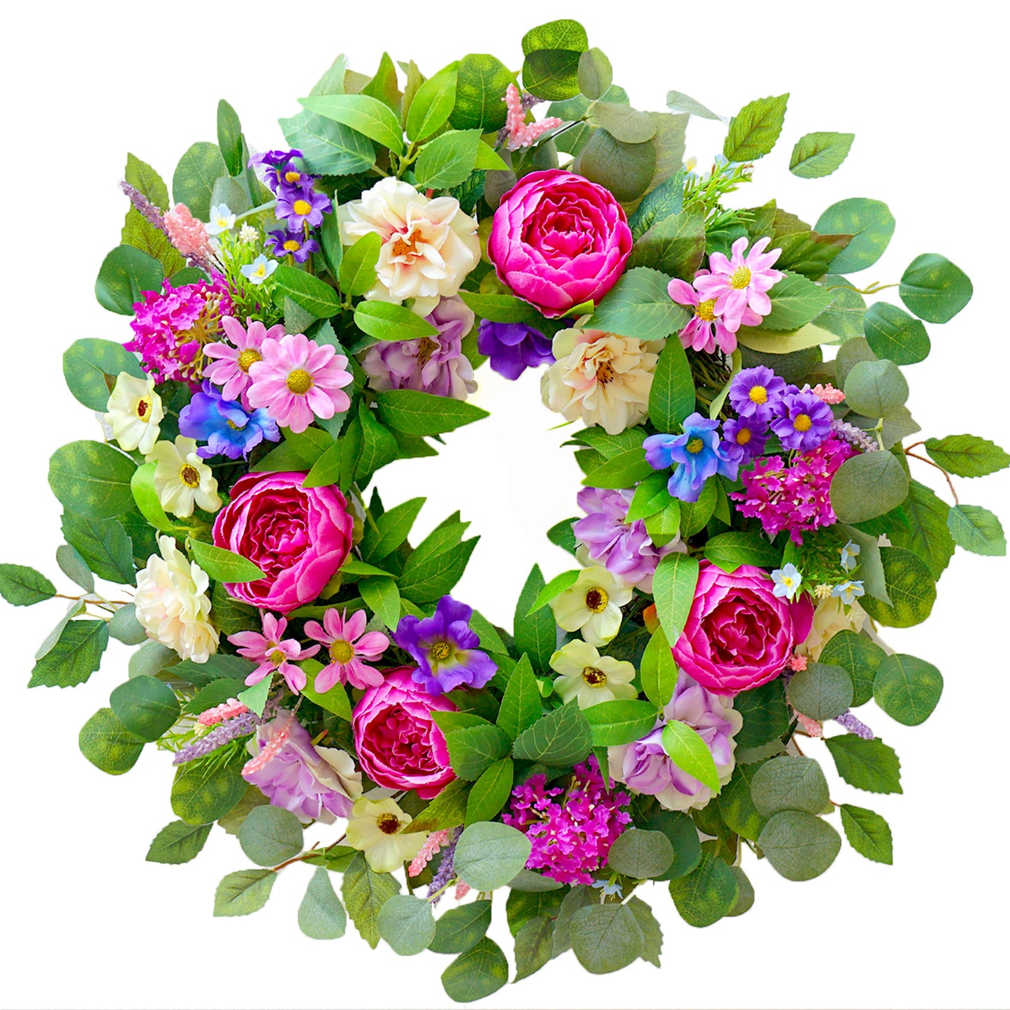 Spring Peony Wreath