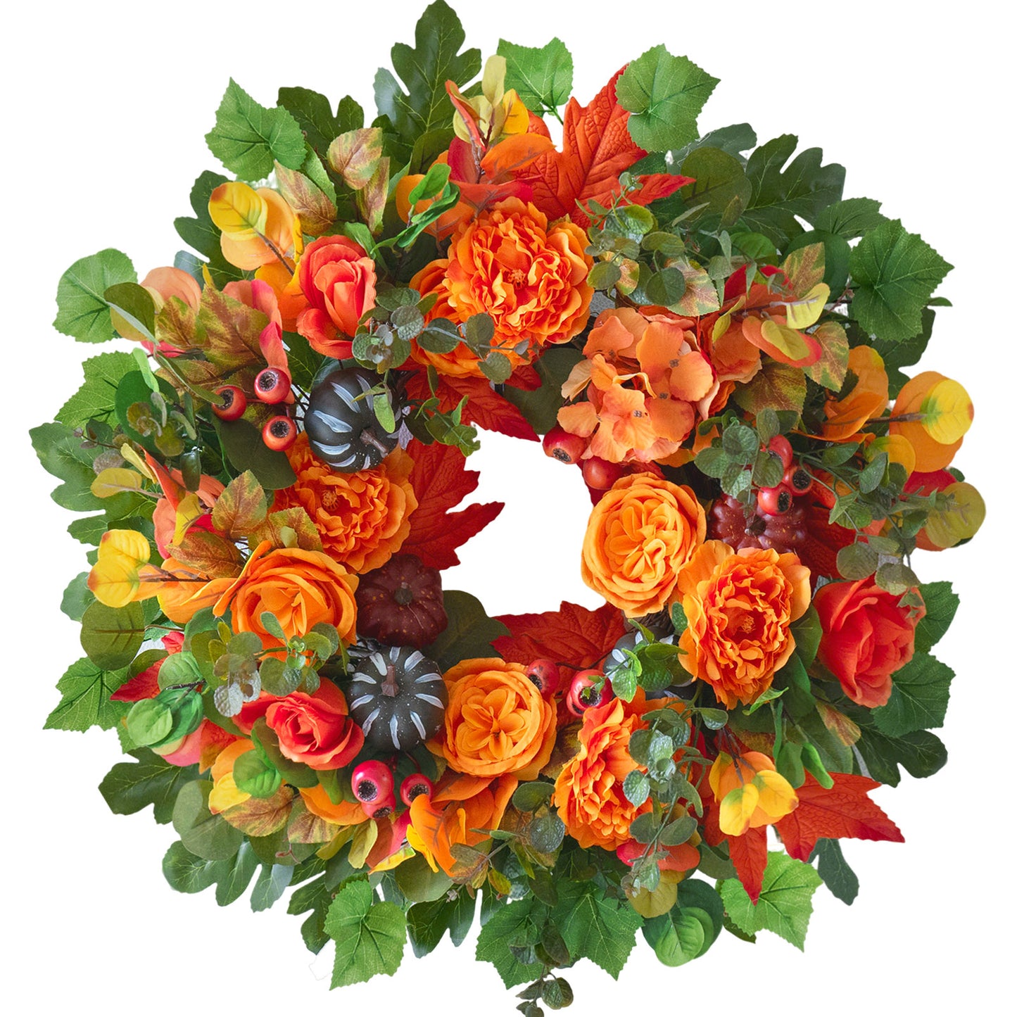 Fall Sunflower Wreath