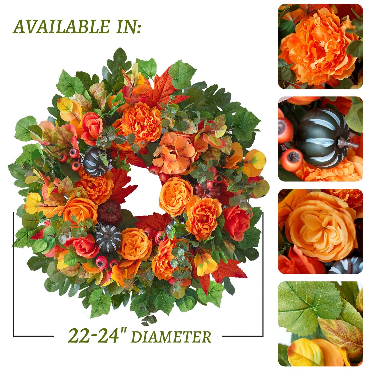 Fall Sunflower Wreath