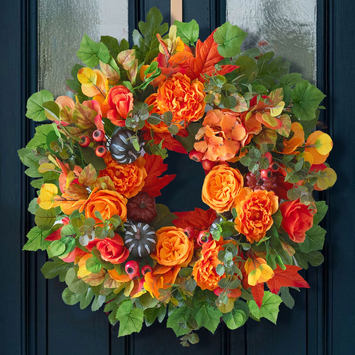 Fall Sunflower Wreath