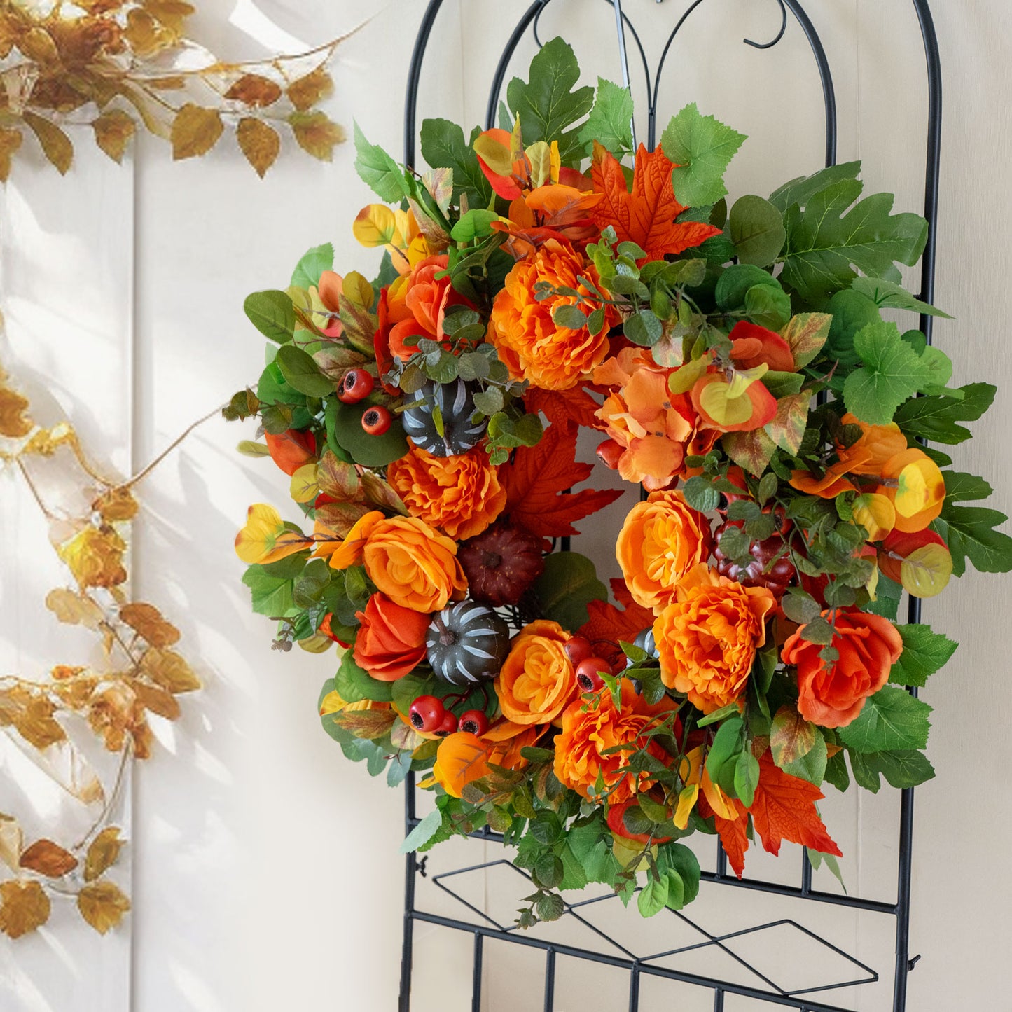 Fall Sunflower Wreath