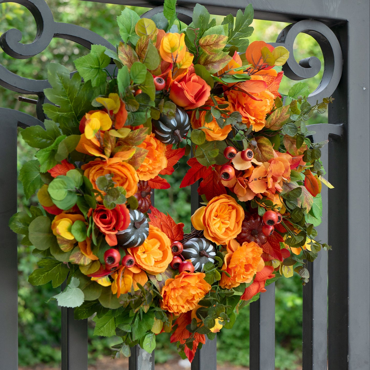Fall Sunflower Wreath